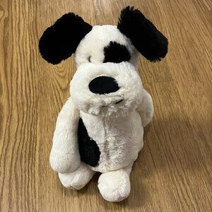Jellycat Bashful Black & Cream Puppy